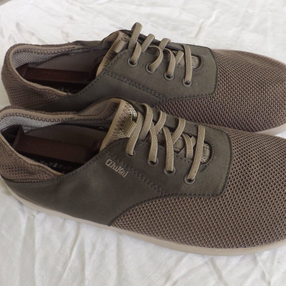 OluKai Nohea Moku Men's Shoes Dark Shadow All Day Sneakers Size 9 New